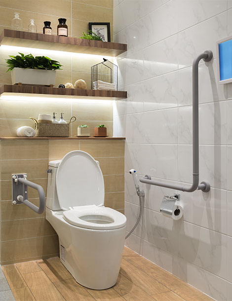 Rénovation de salle de bain PMR dans les Landes